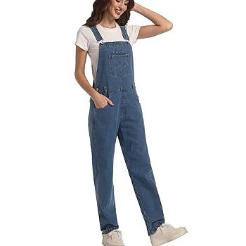 Amazon.com: VOHOTO Womens Denim Overalls Jean Bib Ladies